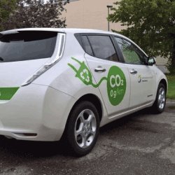 An Electric Vehicle Car Sharing Service for City Workers and Citizens